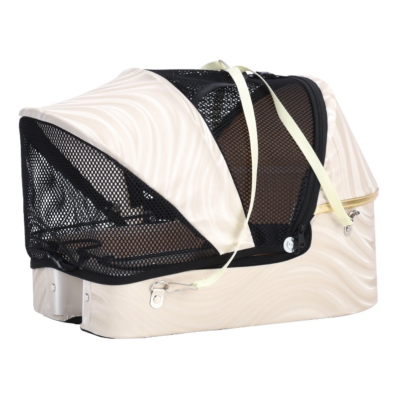 Mountain Biking Backpack - Foldable Bike Dog Basket Carrier for