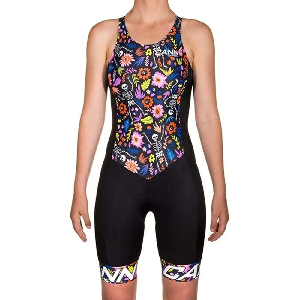 Mountain Biking Track - CANNIBAL Triathlon women Sleeveless Track Suit