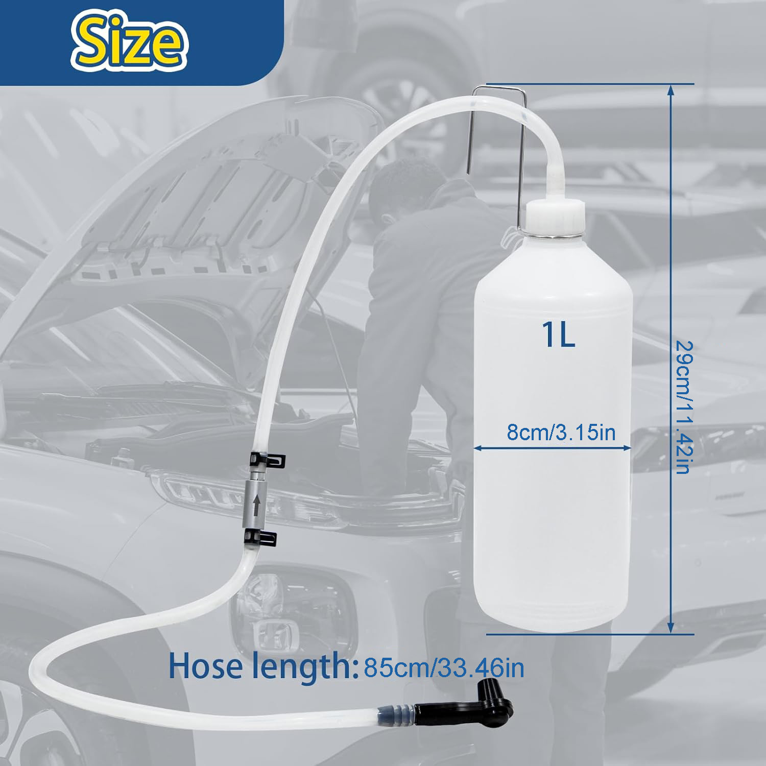 1L Brake Fluid Bleeder Kit wit - Hydraulic Brake Bleed review and price