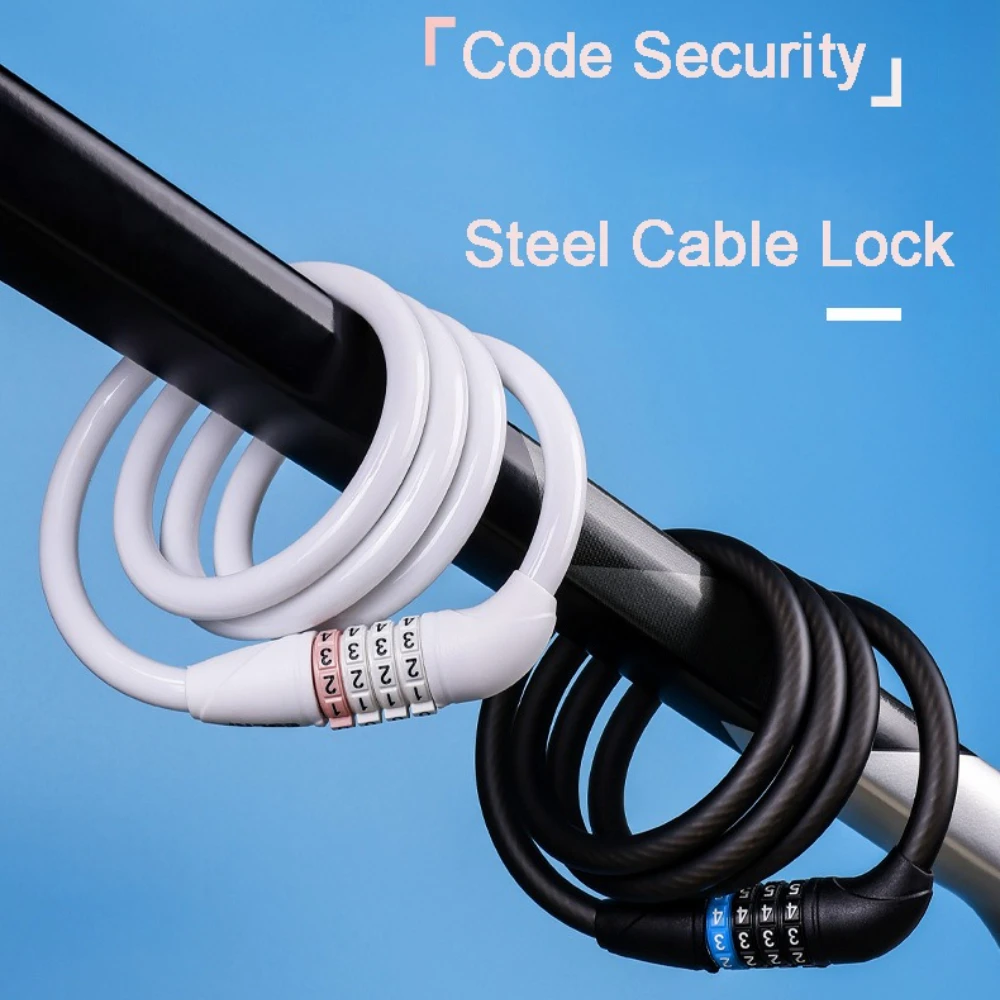 Outdoor Bike Lock 4-Digit Pass - Mountain Biking Essentials review and price