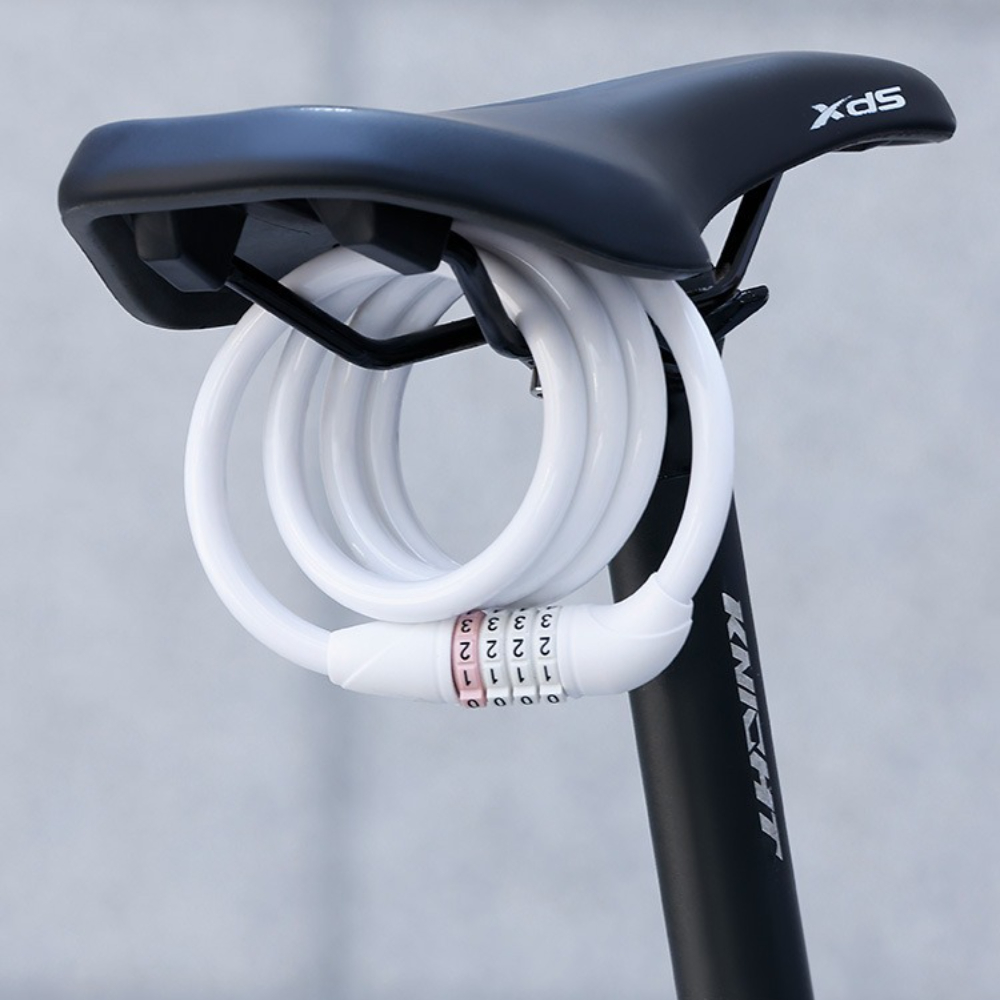 Outdoor Bike Lock 4-Digit Pass - Mountain Biking Essentials review and price