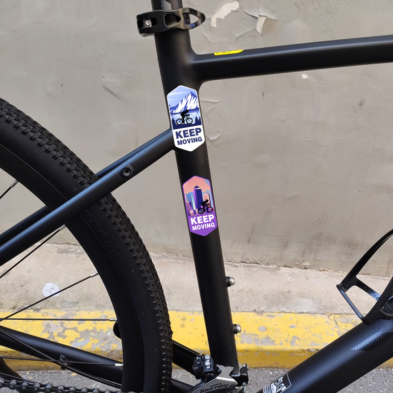 2Pcs Keep Moving Bike Frame St - Mountain Biking History review and price