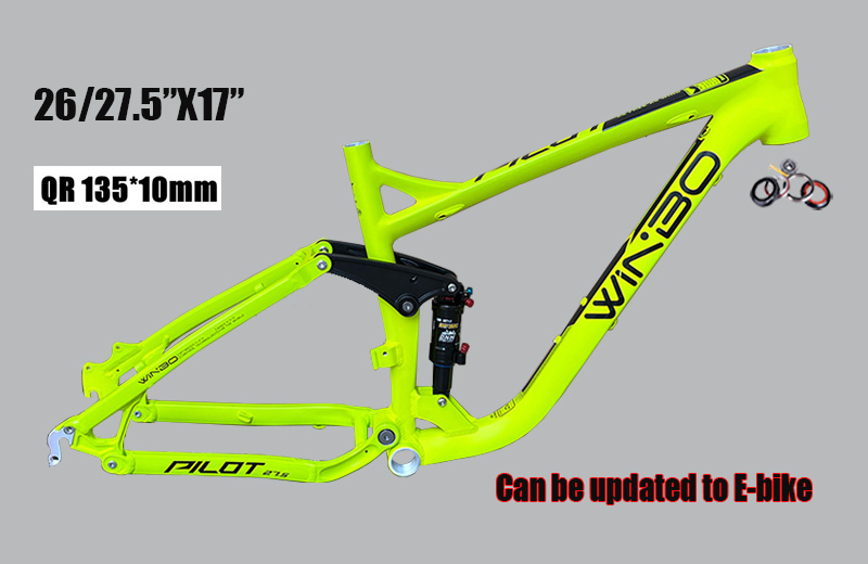 Full Suspension Bicycle Frame, - Mountain Biking Track review and price